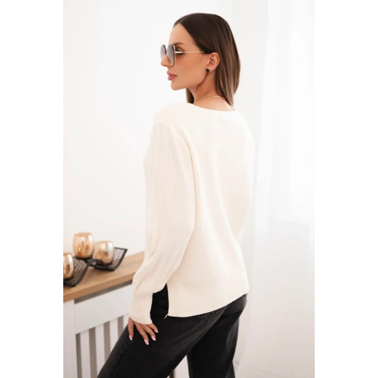 Sieviešu balts džemperis Biank Sieviešu džemperi