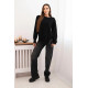 Sieviešu melns džemperis Biank Sieviešu džemperi
