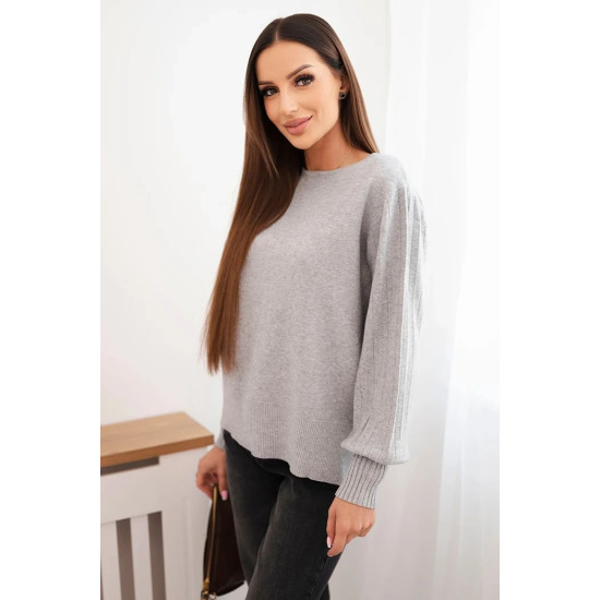 Sieviešu pelēks džemperis Biank Sieviešu džemperi