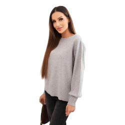 Sieviešu pelēks džemperis Biank Sieviešu pelēks džemperis Biank