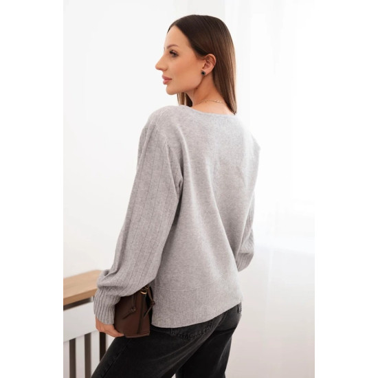 Sieviešu pelēks džemperis Biank Sieviešu džemperi