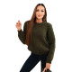 Sieviešu haki džemperis Kaja