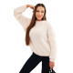 Sieviešu balts džemperis Kaja