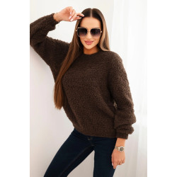 Sieviešu brūns džemperis Kaja Sieviešu brūns džemperis Kaja