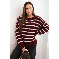Sieviešu bordo džemperis Soft Sieviešu bordo džemperis Soft