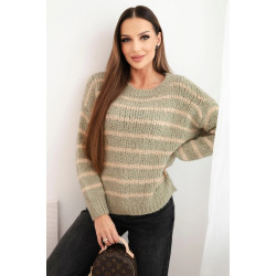 Sieviešu haki džemperis Soft Sieviešu haki džemperis Soft