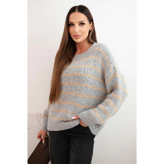 Sieviešu pelēks džemperis Soft Sieviešu džemperi