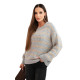 Sieviešu pelēks džemperis Soft Sieviešu džemperi
