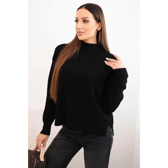 Sieviešu melns džemperis Soni Sieviešu džemperi