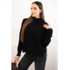 Sieviešu melns džemperis Soni Sieviešu džemperi