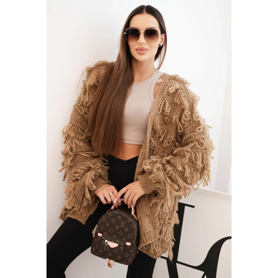 Sieviešu brūns kardigāns Uma Sieviešu džemperi