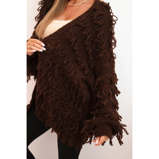 Sieviešu brūns kardigāns Uma Sieviešu džemperi