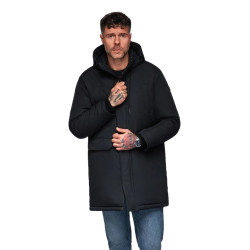 Vīriešu garā jaka melnā krāsā Fend