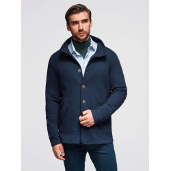 Vīriešu tumši zils džemperis Leo