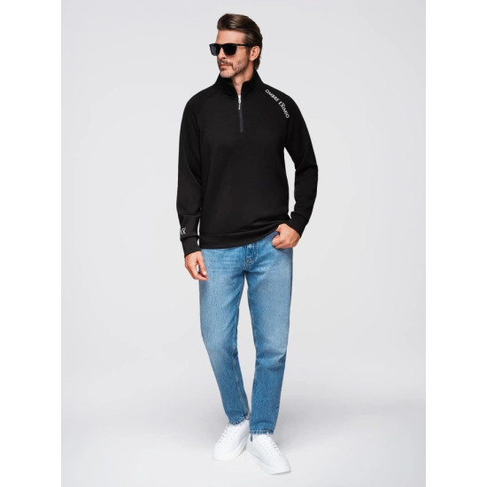 Vīriešu melns džemperis Exim Džemperi