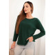 Sieviešu tumsi zaļā krāsas jaciņš Romil Sieviešu džemperi