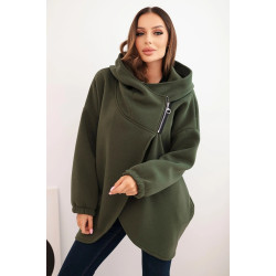 Sieviešu tumši žaketīte apsildīta ar dzijas apmetumu Jonit.