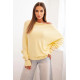 Sieviešu dzeltenais džemperis Anitai Sieviešu džemperi