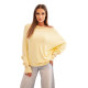 Sieviešu dzeltenais džemperis Anitai Sieviešu džemperi