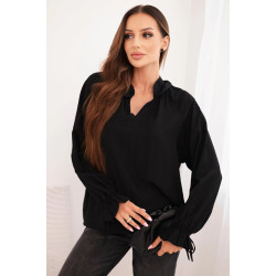 Sieviešu melna blūze Milānā