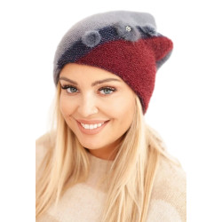 Sieviešu pelēkas cepure Rose