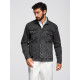 Vīriešu melna džinsa jaka Auger Rudens/Pavasaris