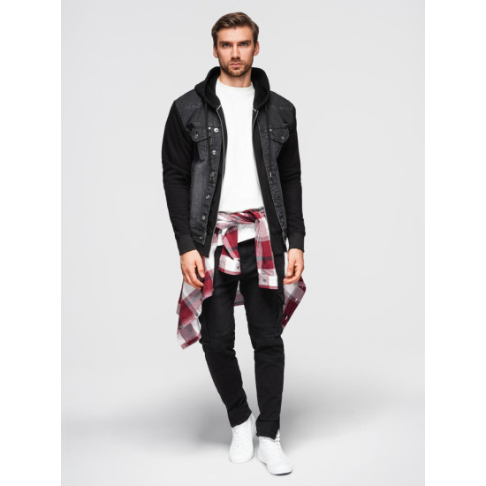 Vīriešu melna džinsa jaka Ofen Rudens/Pavasaris