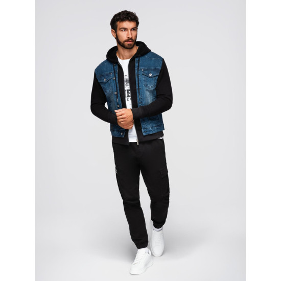 Vīriešu tumši zila džinsa jaka Ofen Rudens/Pavasaris