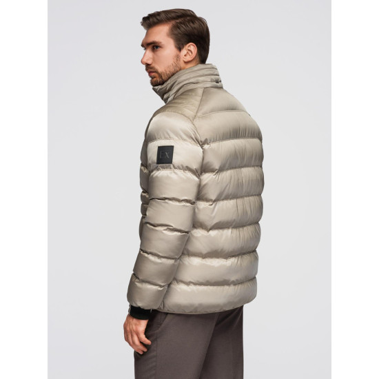 Vīriešu stepēta pelēka jaka Wudi Ziemas jakas