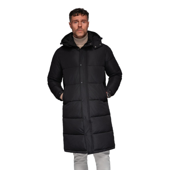 Vīriešu melna jaka Glen Ziemas jakas