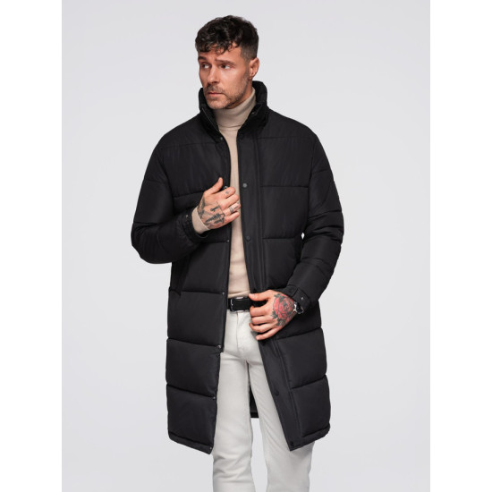 Vīriešu melna jaka Glen Ziemas jakas