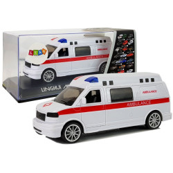 Ātrās palīdzības automašīna ar skaņas un gaismas efektiem