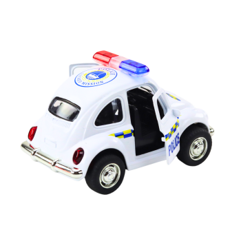 Klasiska balta policijas automašīna