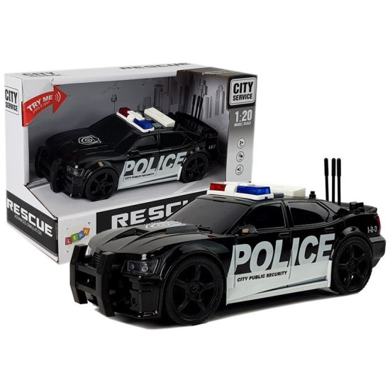 Policijas automašīna ar skaņas un gaismas efektiem 6984 - Rotaļlietu automašīnas Policijas automašīna ar skaņas un gaismas efektiem Uzņēmuma automašīnas