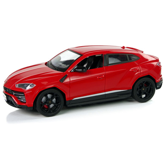 Automobiļu R/C 1:24 Lamborghini Urus Red 2.4 G lukturi Radio vadāmās rotaļlietas