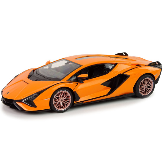 Car R/C Lamborghini Sian FKP 37 Rastar 1:14 Pilot Orange Radio vadāmās rotaļlietas