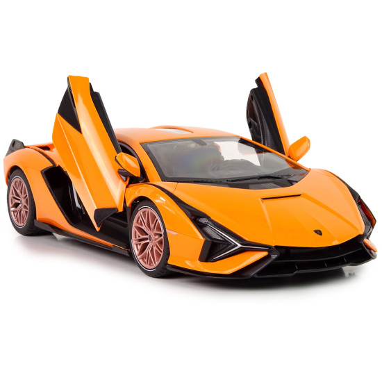 Car R/C Lamborghini Sian FKP 37 Rastar 1:14 Pilot Orange Radio vadāmās rotaļlietas