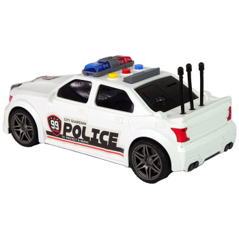 Balta sporta policijas automašīna
