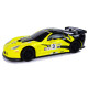 Sporta auto R/C 1:24 Corvette C6.R dzeltens 2.4 G lukturi Radio vadāmās rotaļlietas
