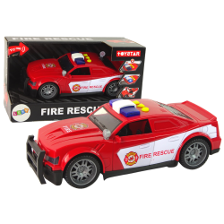 Fire engine with sound and light effect
