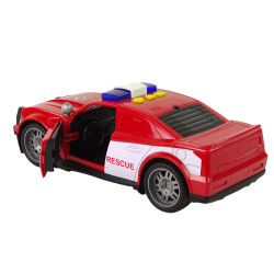 Fire engine with sound and light effect