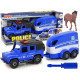 Apvidus auto transportieris, policijas DIY 12958 - Rotaļlietu automašīnas Apvidus auto transportieris, policijas DIY Auto komplekti