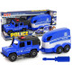 Apvidus auto transportieris, policijas DIY 12958 - Rotaļlietu automašīnas Apvidus auto transportieris, policijas DIY Auto komplekti
