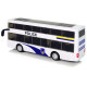 Balts divstāvu policijas autobuss 10029 - Rotaļlietu automašīnas Balts divstāvu policijas autobuss Uzņēmuma automašīnas