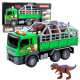 Dinozauru transportēšanas kravas automašīna ar brūnu dinozauru 21454 - Rotaļlietu automašīnas Dinozauru transportēšanas kravas automašīna ar brūnu dinozauru Kravas automašīnas