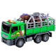 Dinozauru transportēšanas kravas automašīna ar brūnu dinozauru 21454 - Rotaļlietu automašīnas Dinozauru transportēšanas kravas automašīna ar brūnu dinozauru Kravas automašīnas