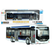 Balts elektriskais pilsētas autobuss Autobusi
