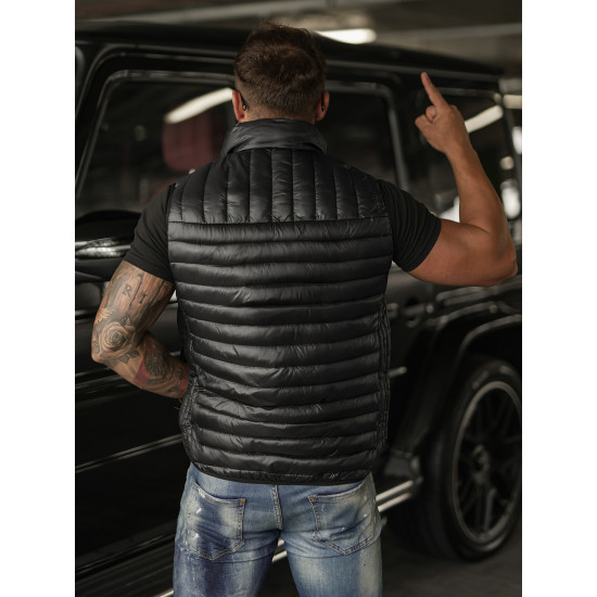 Vīriešu melna veste Stix JS/16M9298/392B - Vīriešiem Vīriešu melna veste Stix Vestes