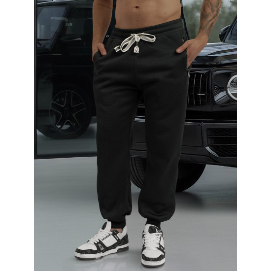 Vīriešu melns komplekts Ulan Vīriešu uzvalki