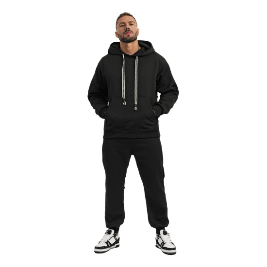 Vīriešu melns komplekts Ulan Vīriešu uzvalki